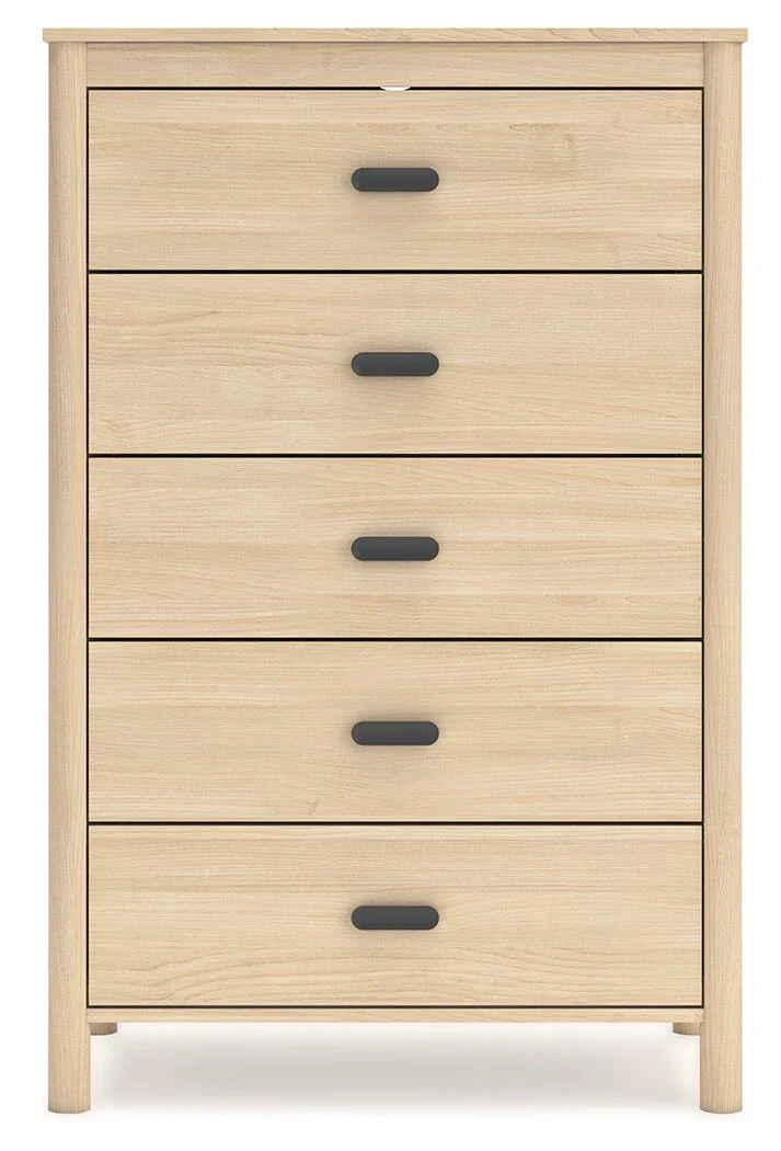 5-Drawer Wooden Storage Cabinet for Bedroom and Living Room