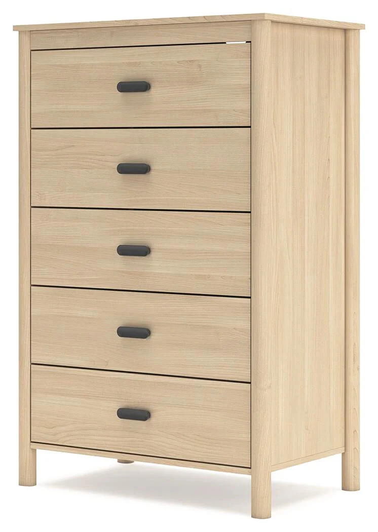 5-Drawer Wooden Storage Cabinet for Bedroom and Living Room